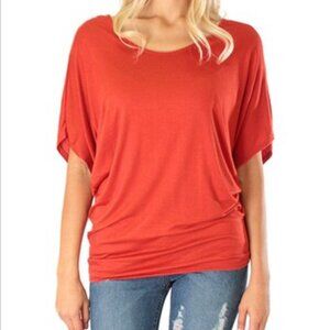 🌲⭐️ Dark Orange Dolman NWOT